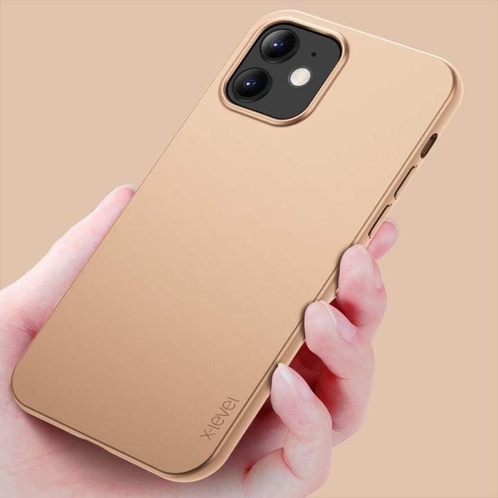 Image du produit X-Level iPhone 12 Mini - Guardian Backcase aus TPU, ultra dünn & flexibel, Kameraschutz, Gold (Apple iPhone 12 mini)