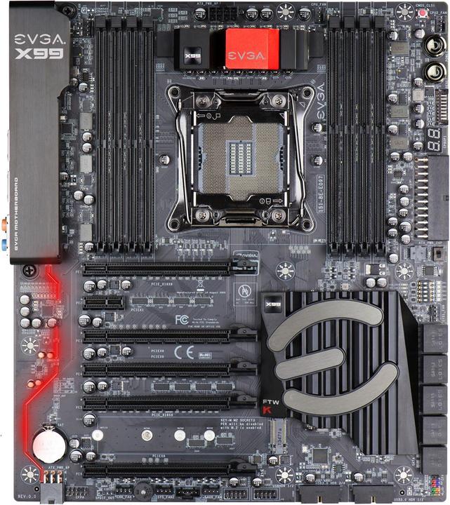 Actual product image EVGA X99 Ftw K (LGA 2011-v3, Intel X99, E-ATX)