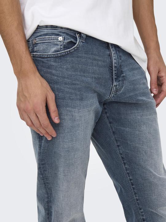 Image du produit Only & Sons ONSWEFT Mittlere Taille Normal geschnitten Jeans Slim Fit Jeans (W32/L30)