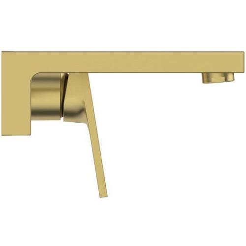 Ideal Standard, Rubinetteria per bagno, IDS Wand-Waschtischarmatur EXTRA Ausladung 160mm brushed gold