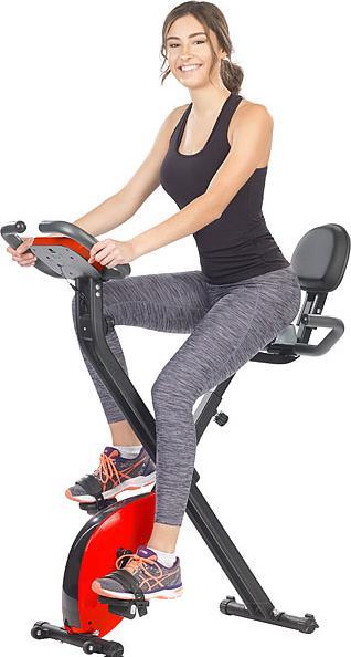 Produktbild Pearl Klapp-Heimtrainer mit Rückenlehne, Tablet-Halter, 2,5 kg Schwungmasse