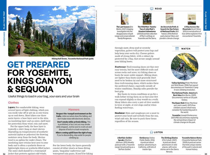 Produktbild Yosemite, Sequoia & Kings Canyon National Parks (Englisch, Anita Isalska, Ashley Harrell, Collectif, 2024)