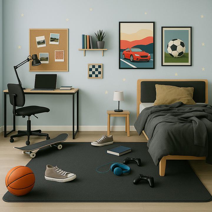 Actual product image Snapstyle Velours Kinderteppich Joy Kids (320 x 80 cm)