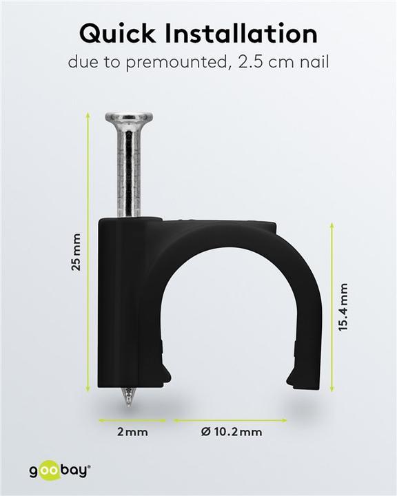 Actual product image Goobay Kabelschelle