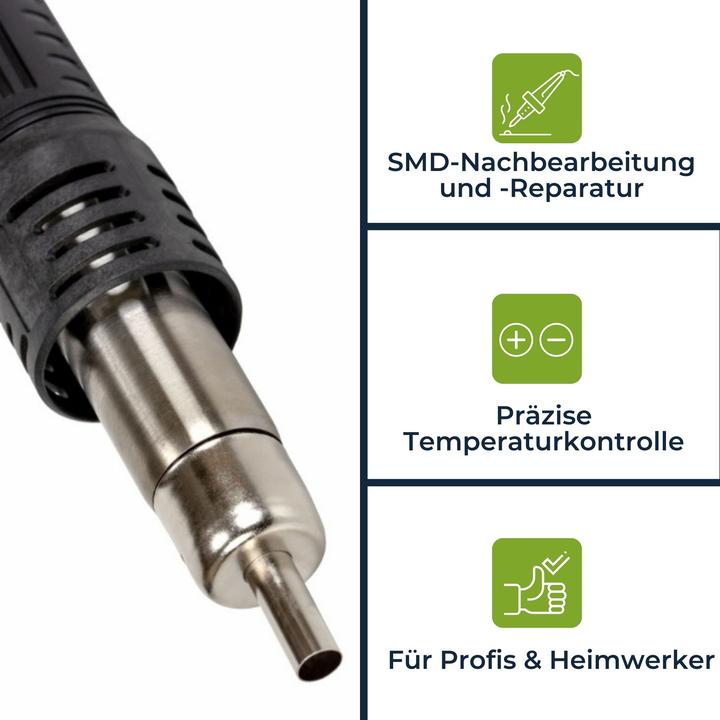 Produktbild Velleman 2-in-1 SMD-HEIssLUFTSTATION (Lötstation)