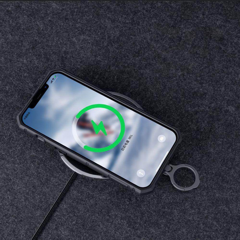 Thumbnail - Nillkin CamShield Armor Pro Case Cover iPhone 14 Plus Armor Cover mit Kamera Cover Ring Stand Blau (Apple iPhone 14 Plus...