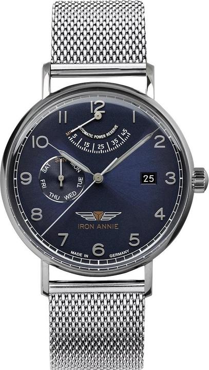 Iron Annie 5960M-4 Amazonas Powerreserve Automatic 41 mm (Power reserve display, 41 mm)