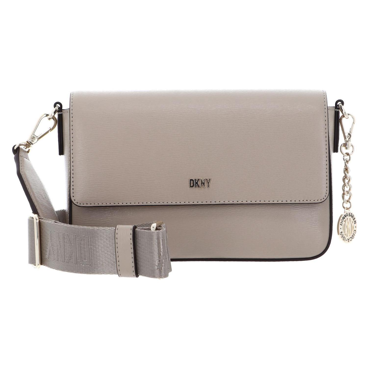 Dkny, Damen, Handtasche, Bryant Park Md Flap Crossbody Bag, Beige