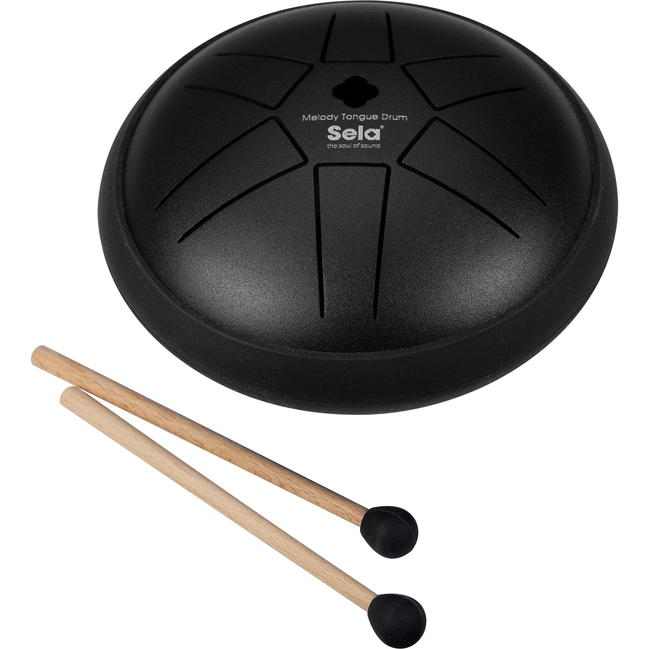 Sela Melody Zungentrommel 5,5" C5 Schwarz, Perkussion, Schwarz