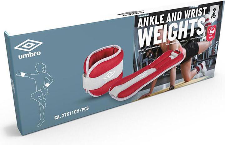 Produktbild Umbro Ankle Wrist Weight 1000gr 2pcs (2 x 1 kg)