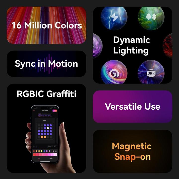 Image du produit Yeelight Cube 4-Matrix Pack Wi-Fi