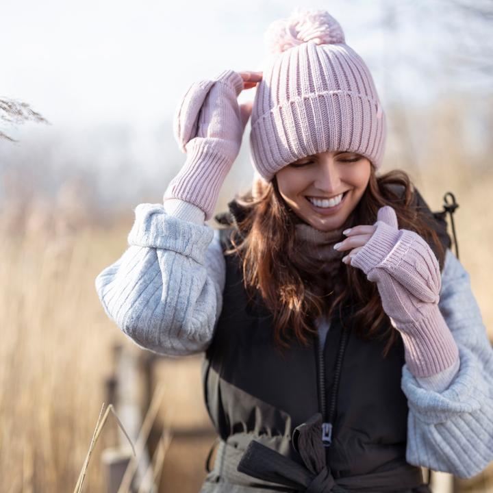 Produktbild Heat Holders Fingerlose Handschuhe Gestrickt Thermo Winter - 2.3 Tog (One Size)