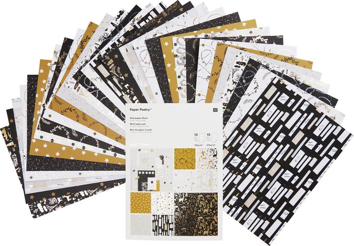 Actual product image Rico Design Christmas paper Nostalgic Christmas, 30 sheets, A4 (Wrapping paper, 1 x)