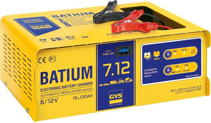 Actual product image GYS Batium 7/12 (12V, 6V, 11 A)