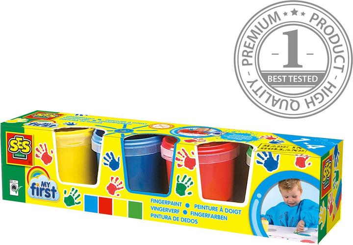 Produktbild Ses meinen ersten Finger malen (Yellow, Blue, Green, Red, 600 ml)