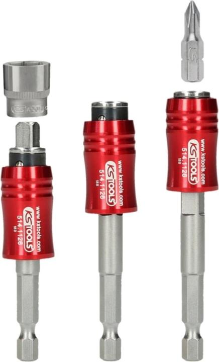 Actual product image KS Tools 1/4 2in1 quick change bit holder (1/4")