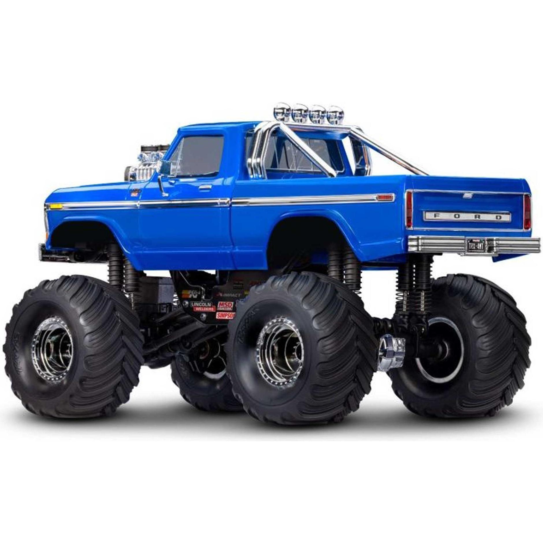 Thumbnail - Traxxas TRX-4MT FORD F150 4X4 BLAU 1/18 MONSTER-TRUCK RTR BRUSHED, MIT AKKU UND USB LADEGERÄT (RTR Ready-to-Run)
