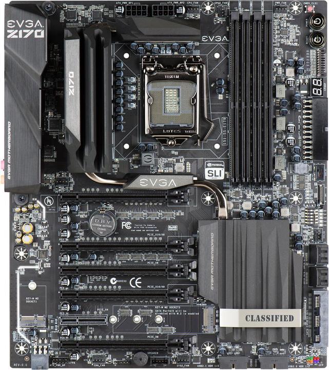 Actual product image EVGA Z170 Classified 4-Way (LGA 1151, Intel Z170, E-ATX)