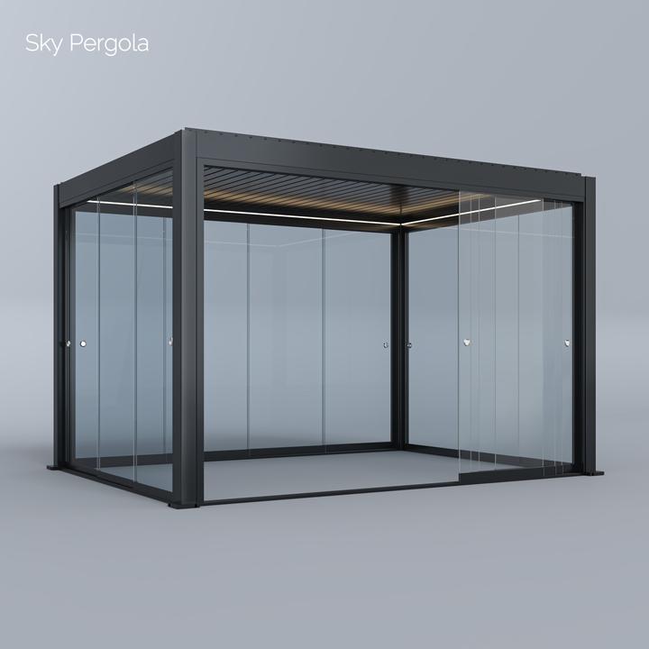 Immagine prodotto Spa Solutions Pergola in alluminio SkyMotion LED 3m x 4m (400 cm, 300 cm)