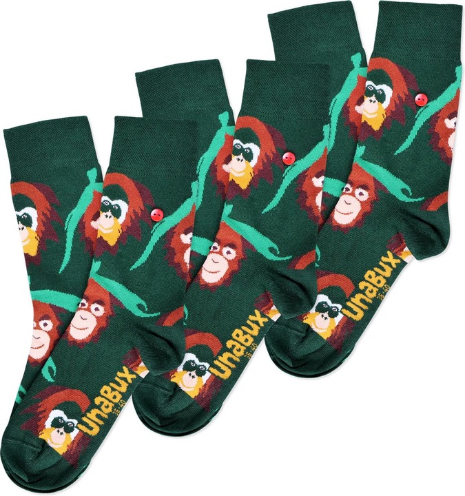 Image du produit Unabux Chaussettes de loisirs GRUMBLE IN THE JUNGLE (Lot de 3, 42 - 46)