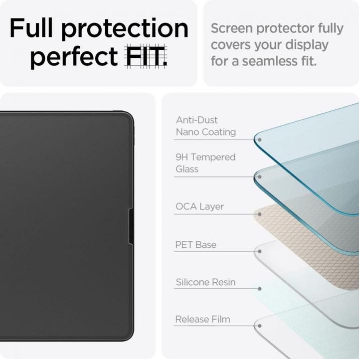 Actual product image Spigen Paper Touch EZ Fit iPad Pro 11 2024 Screen Protector (1 pcs., Apple iPad Pro 11 2024)