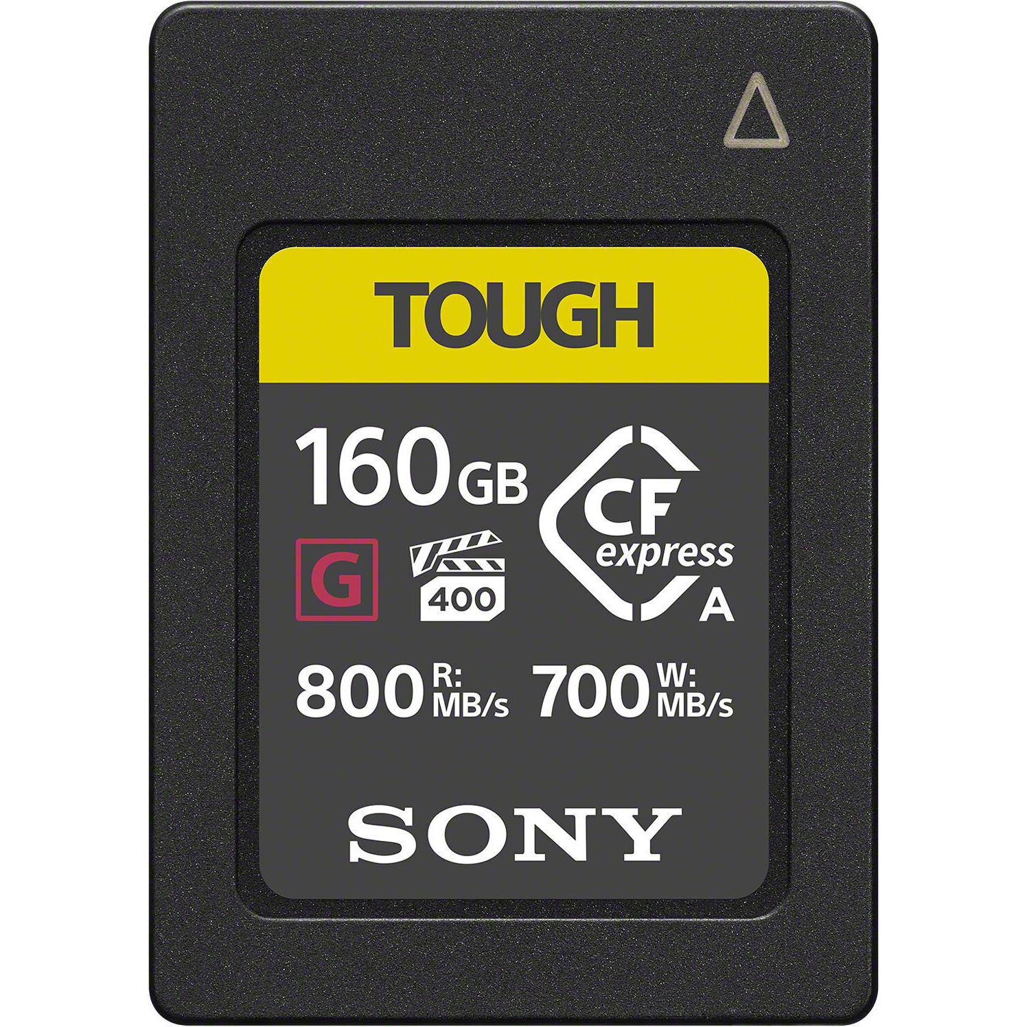 Sony Tough CEA-G (160 GB, CFexpress Typ A), Speicherkarte, Gelb, Schwarz