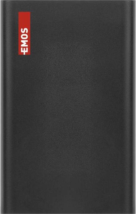Actual product image Emos Powerbank NTBF20, 20 000 mAh, 65 W PD, schwarz (20000 mAh, 65 W, 74 Wh)