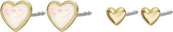 Actual product image Fossil Core Gifts Romantic Heart Earrings Set JGFTSET1080