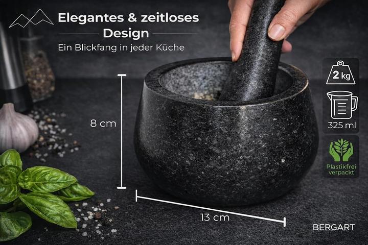 Produktbild Granit-Mörser mit Stössel
