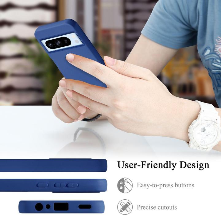 Actual product image Cadorabo Case for Google PIXEL 8 Pro TPU in liquid protection silicone design (Google Pixel 8 Pro)