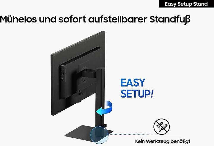 Actual product image Samsung ViewFinity S6 - S60UD (2560 x 1440 pixels, 24")