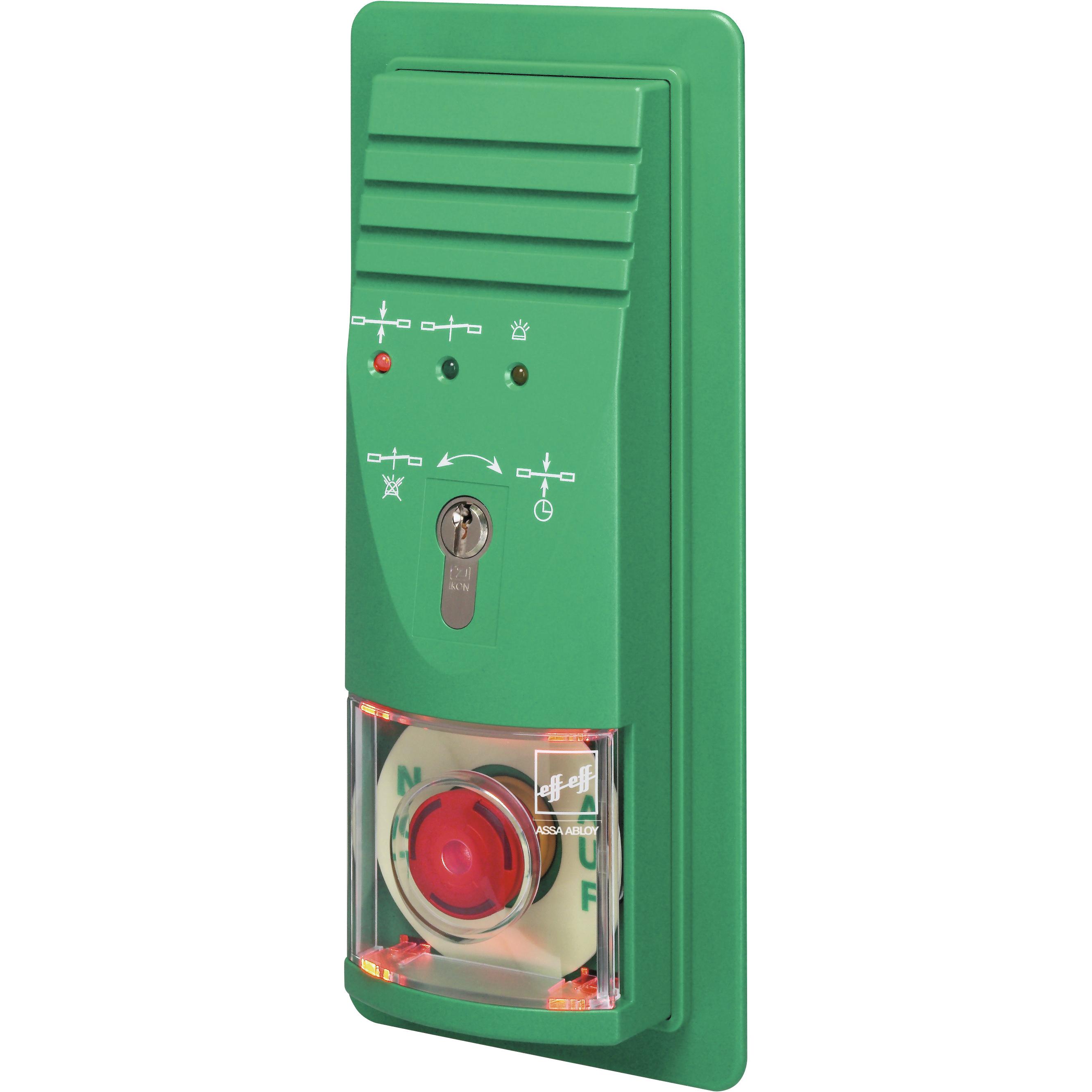 Assa Abloy Terminale di controllo della porta di fuga 1340-21 UP 24VDC 1340-21-----F90, Telefono, Verde