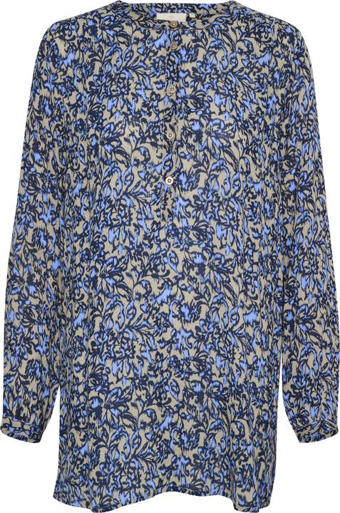 Fiore grafico blu, Pelle di elefante