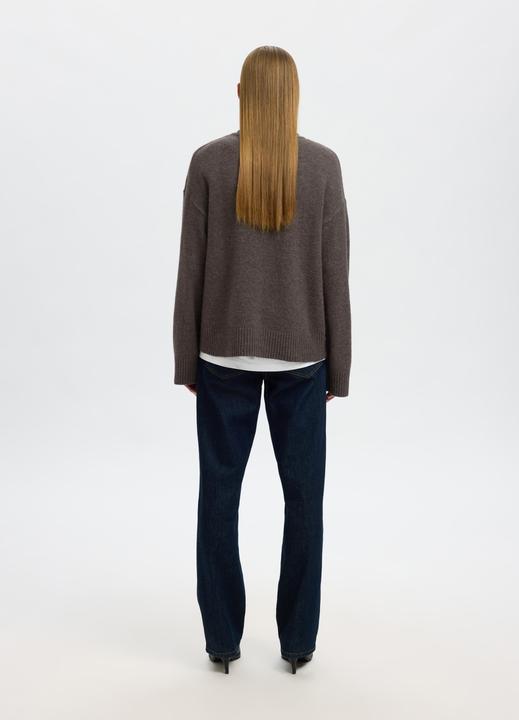 Image du produit Selected Pull à col roulé en tricot (L)