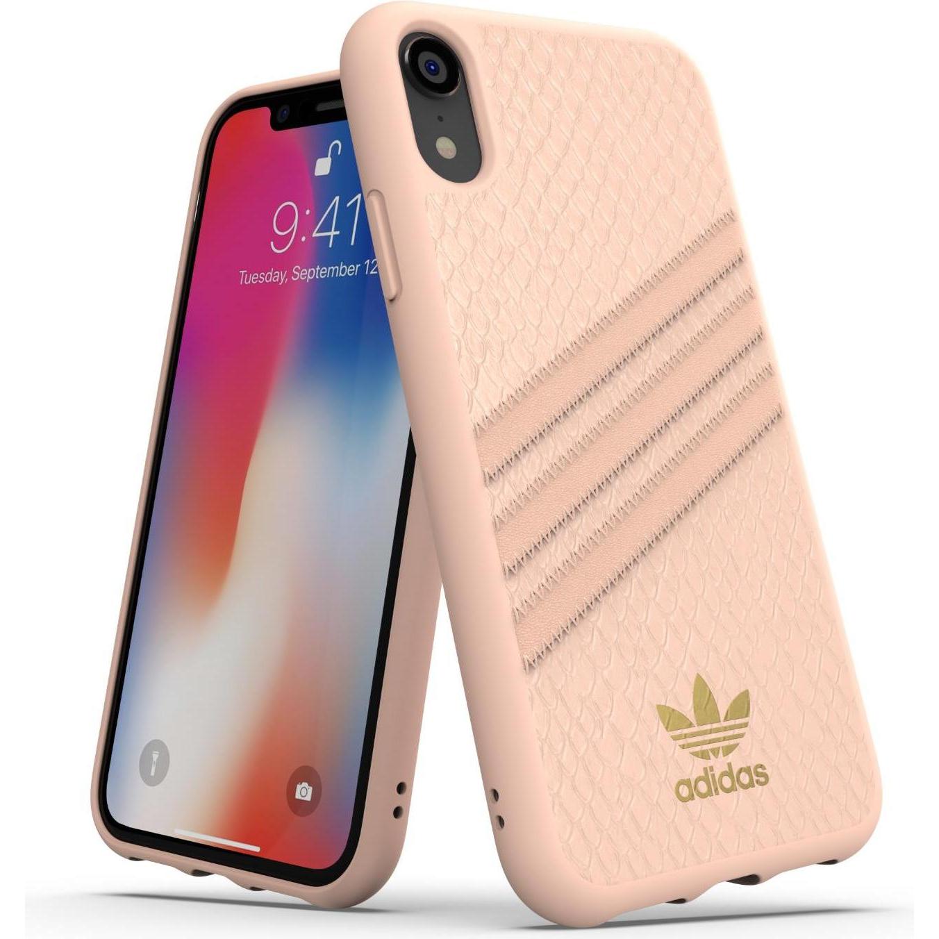 adidas PU Moulded Case snake pink (Apple iPhone XS Max), Smartphone Hülle, Pink