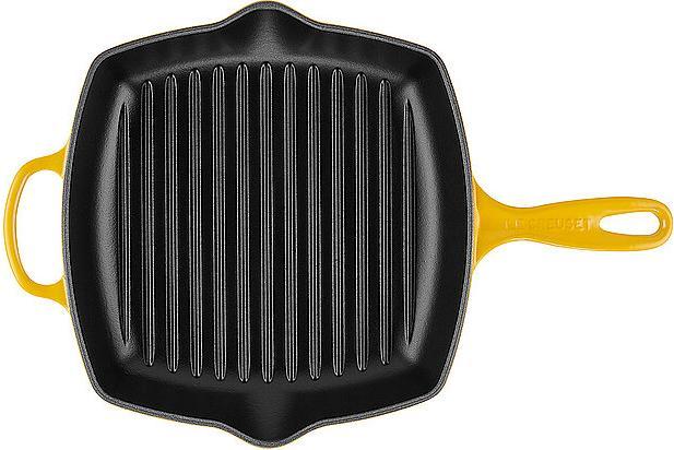 Image du produit Le Creuset Poêle en fonte SIGNATURE jaune foncé (Poêle à grillades, Fonte)