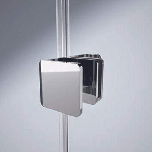 Actual product image Hüppe HÃPPE Xtensa pure sliding back door 2-piece (1/2), width:120cm, hinged right (120 cm, 200 cm)