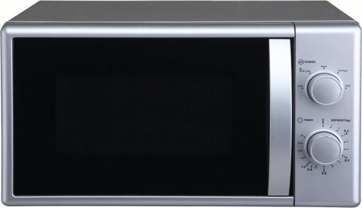 Produktbild PKM MW700-20 UB2 Mikrowelle 700 Watt Unterbau / Freistehend silber 20 Liter (20 l)