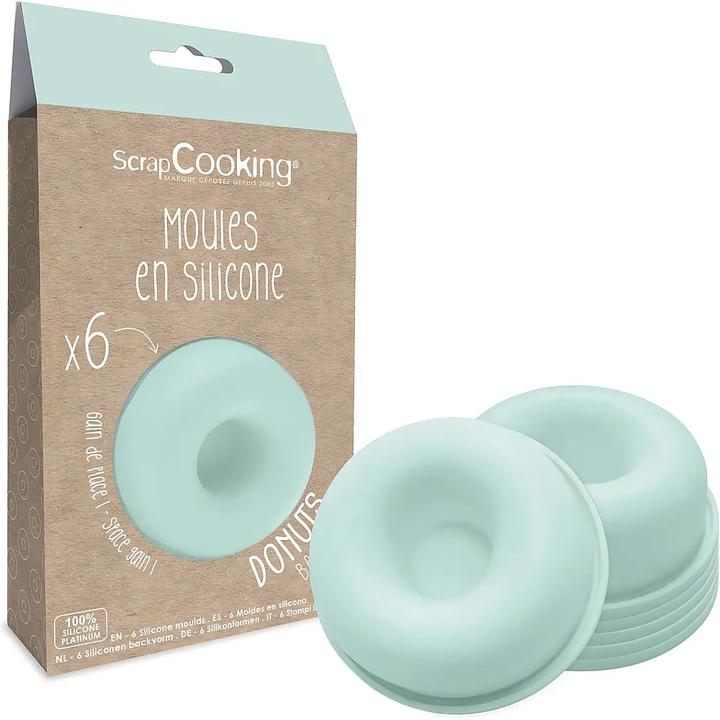 Produktbild ScrapCooking 6er Set Silikonform "Donuts" (7.60 cm)