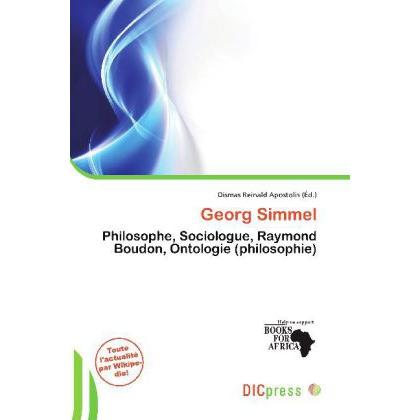 Georg Simmel, Sachbücher