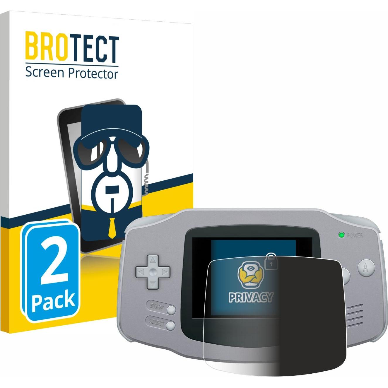 BROTECT Sichtschutzfolie Anti-Spy Privacy Folie Blaulicht-Schutz (DSi XL), Weiteres Gaming Zubehör, Blau