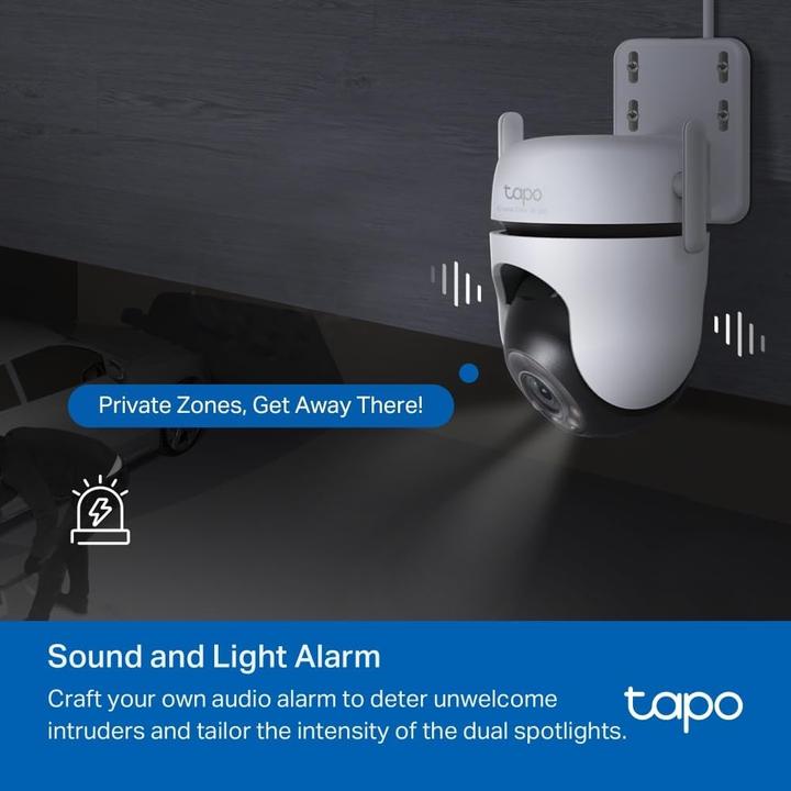 Image du produit TP-Link Caméra de surveillance à 360° avec détection IA (2560 x 1440 Pixels)