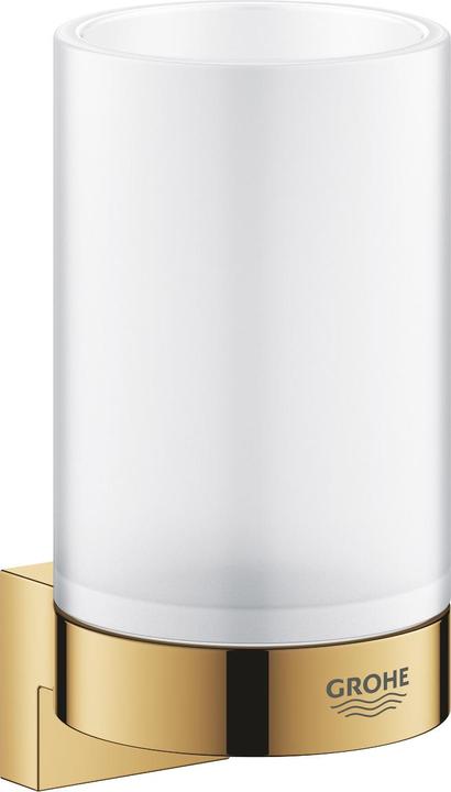 Produktbild Grohe Halter Selection für Seifenspender und Zahnputzbecher cool sunrise 41027GL0 (5 x 6 cm)