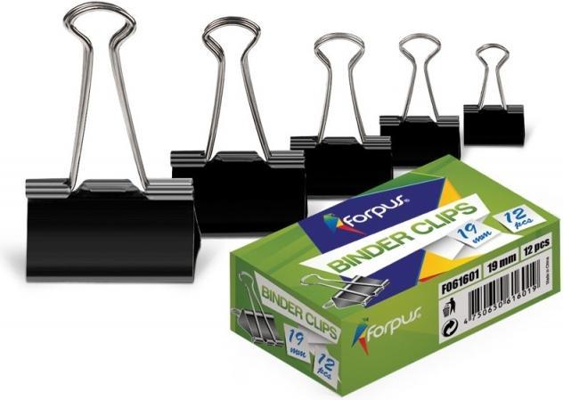 Image du produit Forpus clips, 32mm, noir 12 pcs (12x)