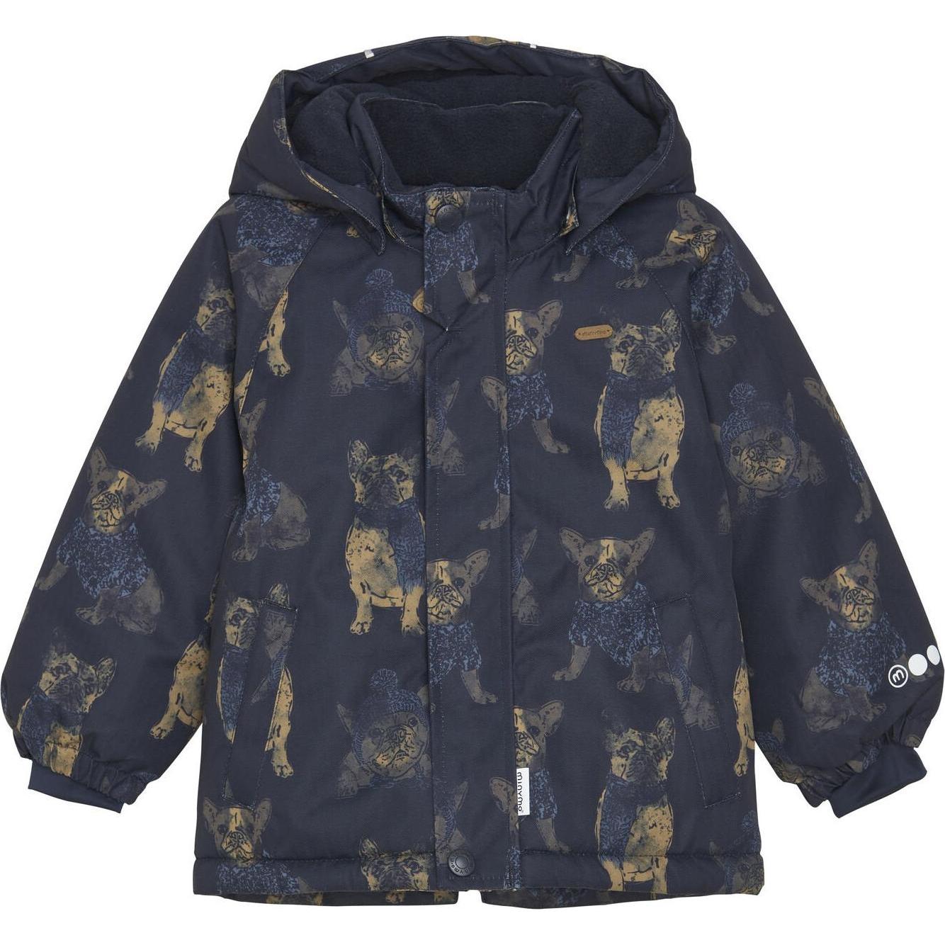 Minymo, Unisex, Skijacke, Kid's Snow Jacket AOP (92), Blau, 92