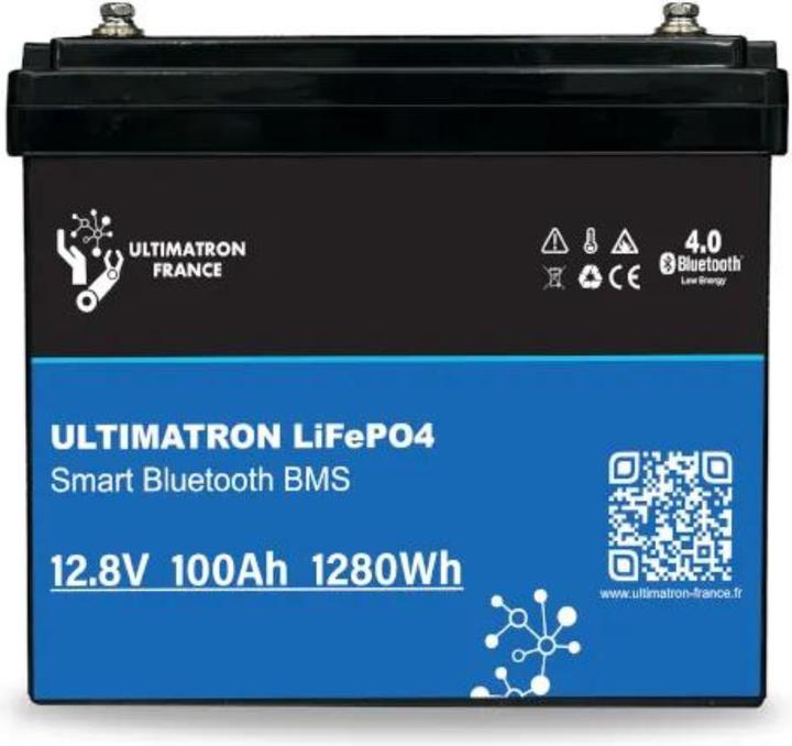 Image du produit Ultimatron UBL-12V-100Ah-PRO Batterie d'alimentation LiFePO4 (12 V, 100 Ah)