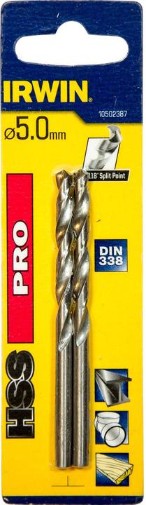 Actual product image Irwin Metal drill (5 millimetres)