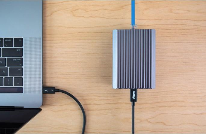 Actual product image CalDigit Connect 10G - Thunderbolt 3 to 10GBASE-T Ethernet Adapter (Thunderbolt 3)