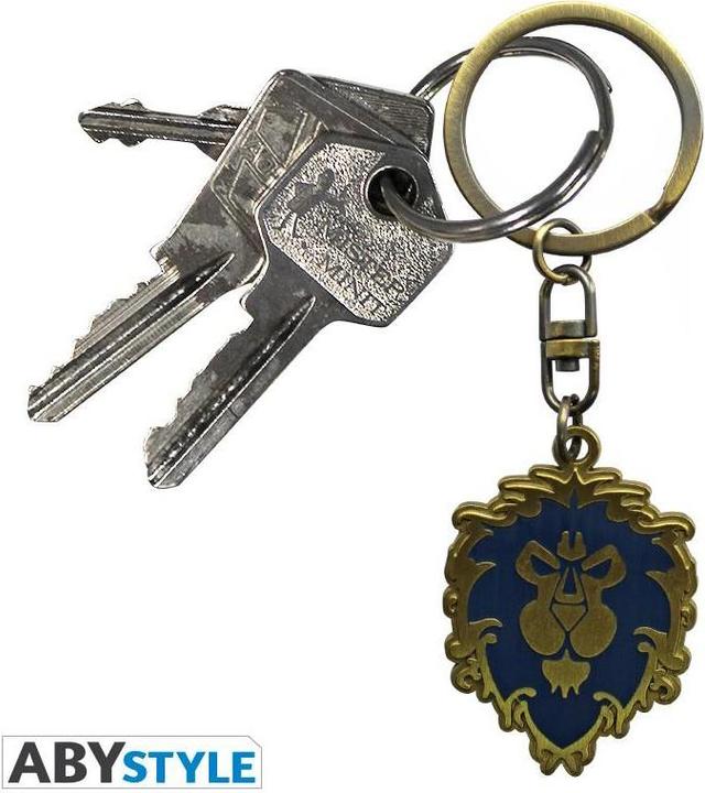 Actual product image ABYstyle WORLD OF WARCRAFT Keychain - Alliance