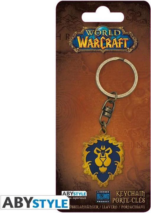 Actual product image ABYstyle WORLD OF WARCRAFT Keychain - Alliance